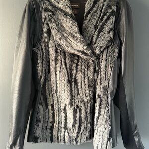 Danier Leather and Faux Fur Jacket/Vest